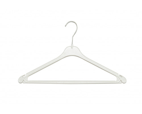 K-43W - Dry cleaning hanger white